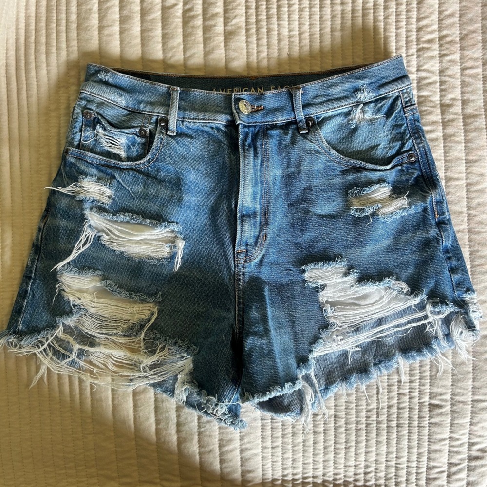 American Eagle Highest Rise 90's Boyfriend Denim Short 8